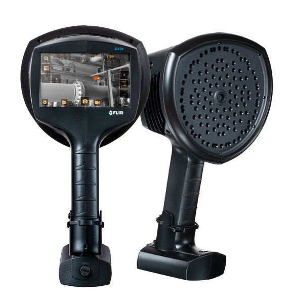Teledyne FLIR presenta la cámara de imágenes acústicas Si124-LD Plus para la detección de fugas de aire comprimido con sensibilidad mejorada, filtrado automático y distanciamiento automático